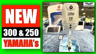 New Yamaha 250 HP & 300HP V6 4.2 Liter Outboard Motors at 2022 International Boat Show