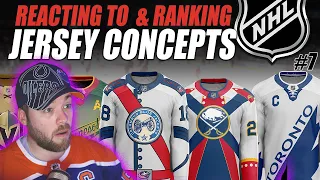 Reacting To & Ranking NHL Jersey Concepts