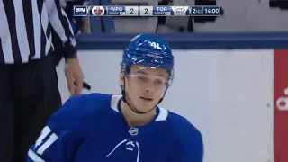 Dmytro Timashov 4th goal of the season! 01/08/20 (Winnipeg Jets at Toronto Maple Leafs)