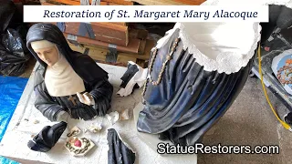 Statue Restoration St Margaret Mary
