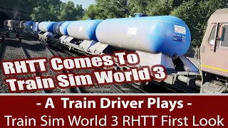 Real Train Driver -  RHTT Rail Head Treatment Train sim world 3 First Look