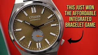 CITIZEN Just Won the Affordable Integrated Bracelet Game w/ this New TSUYOSA Small Second Under $600