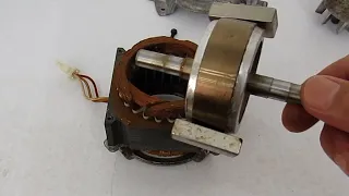 Old Washing Machine Motor Turned into a 220V Power Generator