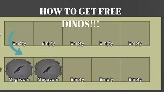 HOW TO GET FREE DINOS!