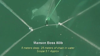 Manson Boss Anchor Underwater