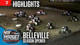 𝑯𝑰𝑮𝑯𝑳𝑰𝑮𝑯𝑻𝑺: USAC NOS Energy Drink National Midgets | Belleville Short Track | May 17, 2024