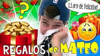 🎁 MATEO LLORA al ABRIR sus REGALOS de NAVIDAD... 😭 ¿¿Qué hay en LA CAJA Sorpresa de PAPA NOEL?? 🎁