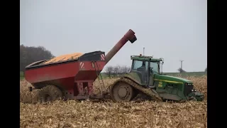 Mokrá kukuřice 2017 - 2 x S690i | Zapadlý John | Muddy corn harvest 2017