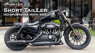 Short Tailler on HD-Sportster Iron 883