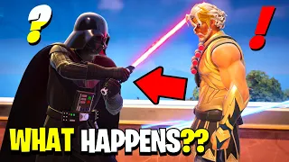 What Happens if Boss Darth Vader Meets Boss Zeus Fortnite!