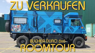 ROOMTOUR EXPEDITIONSMOBIL BUCHER DURO 6X6 IIA  |  ZU VERKAUFEN ☝️