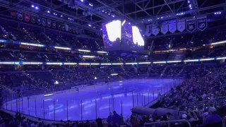 Lightning opening pregame intro vs Hurricanes October 1 (Preseason)