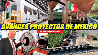 Comienza Tren Maya fabricación de trenes, estaciones y andenes, así avanzan las mega obras de México