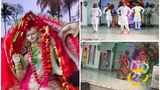 Basant Panchmi programe in my college 🪩 | #Rajasthani song  , #rpcau  #collegelife #dance 🎵