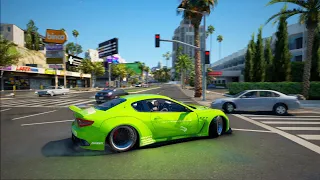 Maserati GranTurismo Car Gta 5 Gameplay 4K on Ultra Realistic Graphics