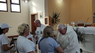 Powerful Moments Medjugorje Priestly Blessings with Relicts of Sister Faustina + Saint John Paul II