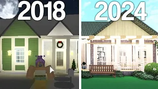 i tried recreating my bloxburg build from 2018...