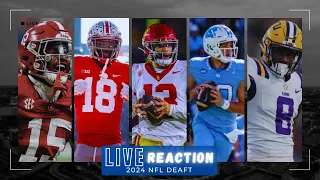2024 NFL Draft Live Reaction| Will There be 5 Quarterbacks Taking in Top 10?