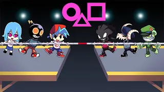 FNF 오징어 게임 애니메이션 프라이데이나이트 펑킨 4탄