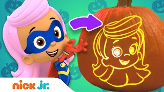 Guess the Halloween Pumpkin Carving! 🎃 w/ Bubble Guppies & PAW Patrol! #2 | Nick Jr.