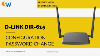 D-Link DIR615 Configuration - Change WiFi Password