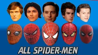 EVERY SPIDER-MAN ACTOR EVER (Outdated) From the 70s to Tom Holland's Spider-Man Homecoming 2017