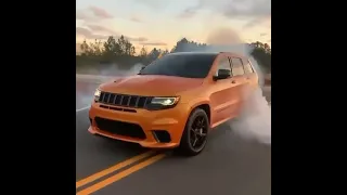 jeep trackhawk burnout