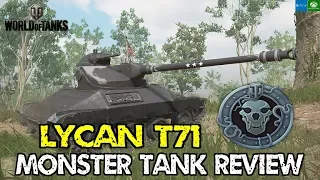 Lycan T71 (Monster Tank Review) || Is It Worth It? || World of Tanks: Mercenaries