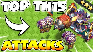 TOP TH15 Attack Strategies for 3 STARS!!! Clash of Clans