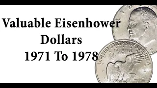 Valuable Eisenhower Dollars 1971 to 1978 - Varieties To Look For