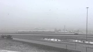 Snowing in Casper