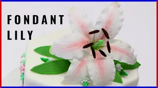 Cake decorating: gumpaste flowers [Lily] tutorial by ItalianCakes USA