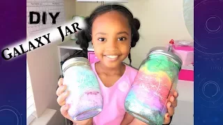 How to make a galaxy Jar | rainbow in a jar