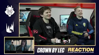 G2 react to LEC: Crown (reckless with my heart sequel)