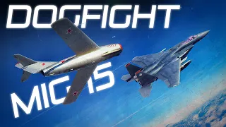 Mig-15 Dogfight Vs F-15C Eagle F/A-18C Hornet | Digital Combat Simulator | DCS |