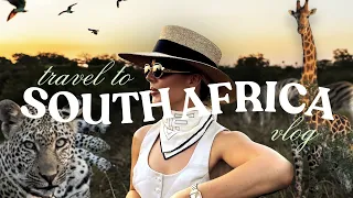 SOUTH AFRICA VLOG | PRE-HONEYMOON ON SAFARI, EXPLORING CAPETOWN & VINEYARDS | HOLIDAY OUTFITS
