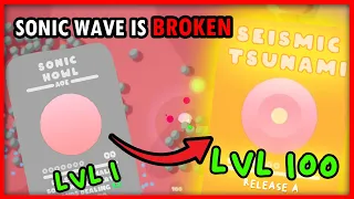 MAXING SONIC WAVE and making it OVERPOWERED!! | Goobies Build