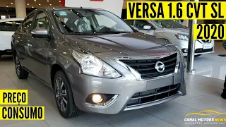 Nissan Versa SL 1.6 CVT 2020 em detalhes | Preço | Consumo