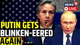 Antony Blinken Attacks President Vladimir Putin | Russia Vs Ukraine War Update | USA News Live