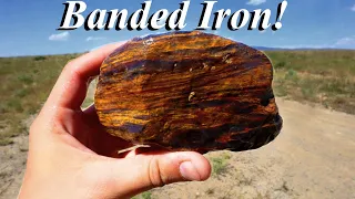 Gorgeous Rock Overload! Hunting Wyoming for Fantastic Banded Iron, Jaspers, Aventurine, and More!