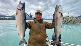 CHAOTIC Alaskan King & Silver Salmon Fishing!