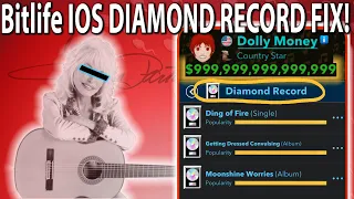 (FIXD) BITLIFE - How To Get Infinite Diamond Records & Go double Platinum | 2021 WORKING IOS Glitch