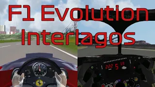 Evolution of F1 at Interlagos using F1 Challenge VB all seasons mod (No music)