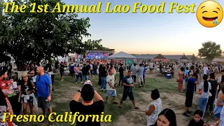 The 1st Annual Lao Food Fest in Fresno California @ Wat Orange on August 2023