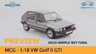 MCG - Preview 1:18 VW Golf II GTI