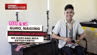 Guro, naging instant make-up artist ng kanyang mga estudyante! | Good News