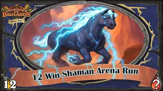 12 Win Thunderbringer Shaman Hearthstone Arena Run