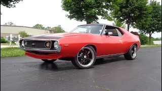 1972 American Motors AMC AMX Javelin in Red & 401 Engine & Ride on My Car Story with Lou Costabile