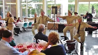 "Friends On Tap" Dancing to "Summit Ridge Drive" and "Boogie Woogie Bugle Boy"