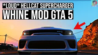 DODGE HELLCAT SUPERCHARGER WHINE MOD FOR GTA 5 | How to install the Hellcat super charger whine